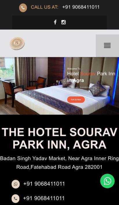 Hotel Sourav Park Inn Agra Agra  Exteriör bild